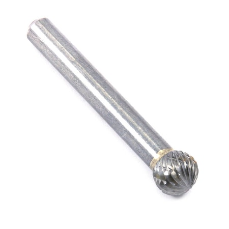 Forney Tungsten Carbide Burr, 3/8 in Ball Shape SD-3 60123